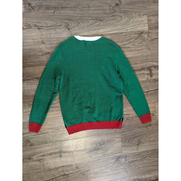 Ugly Holiday Sweater Tie Vest Print Size Men M - Picture 6 of 10